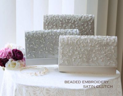 二重糸本刺繍ビーズバック 卒業 入学式 結婚式 パーティーバック 和装 二重糸本刺繍ビーズバック 卒業 入学式 結婚式 パーティーバック